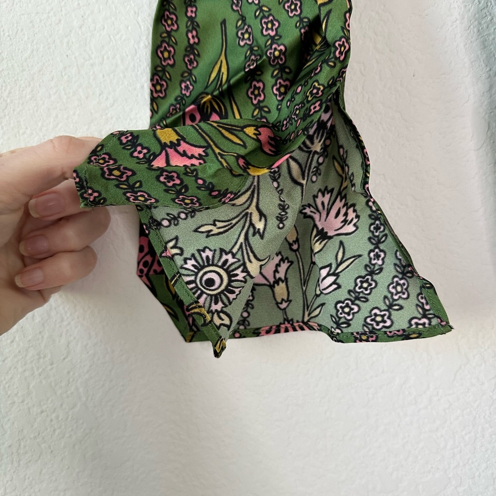 VERONICA BEARD Gemma Maxi Green Floral Dress SZ US 2 - Picture 6 of 9